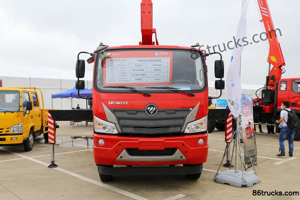 Foton Big King Kong ES5 190hp 4X2(6 wheels) Truck-mounted Crane (Zhongtao Brand) Exterior (2) | 86Trucks