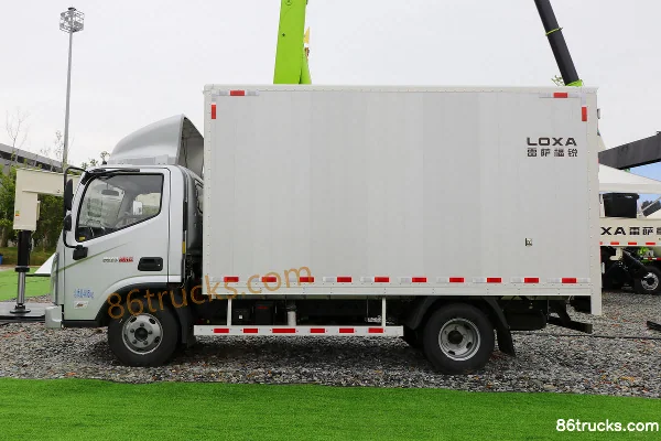Foton Ollin Express 156hp 4X2(6 wheels) 4.14m Single Row Van Light Truck (China VI) (Leishafurui) Exterior (3) | 86Trucks