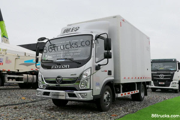 Foton Ollin Express 156hp 4X2(6 wheels) 4.14m Single Row Van Light Truck (China VI) (Leishafurui) Exterior (2) | 86Trucks