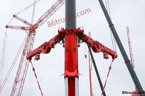 SANY grue tout-terrain 400 tonnes 6 essieux Cabine (1) | 86Trucks