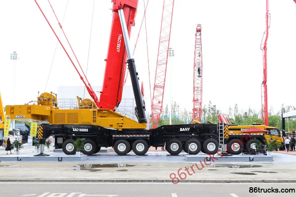 SANY 1600-ton 9-axle All-terrain Crane Exterior (3) | 86Trucks
