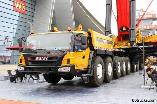 SANY 1600-ton 9-axle All-terrain Crane Exterior (2) | 86Trucks