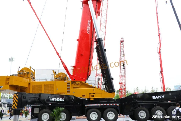 SANY 1600-ton 9-axle All-terrain Crane Body (3) | 86Trucks