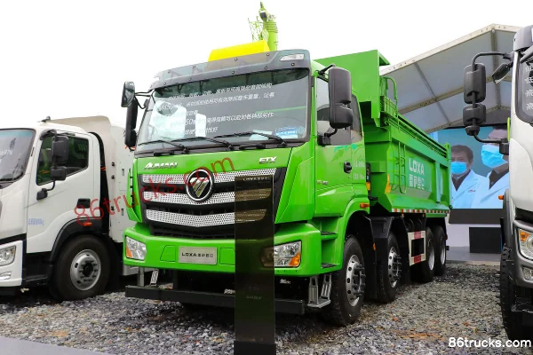 Foton Auman New ETX Basic 350hp 8X4(12 wheels) 6m Dump Truck (China VI)(Axle Ratio 5.286) Exterior (3) | 86Trucks