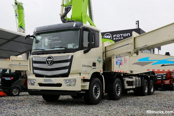 Foton Auman EST 470 hp 8X4(12 wheels) L10 62m Concrete Pump Truck (China VI) (Laisa Brand) Exterior (2) | 86Trucks