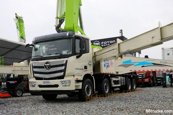 Foton Auman EST 470 hp 8X4(12 wheels) L10 62m Concrete Pump Truck (China VI) (Laisa Brand) Body (1) | 86Trucks