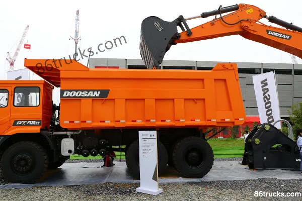 Doosan DT90B 430 hp 6X4(10 wheels) Mining Dump Truck Chassis (2) | 86Trucks