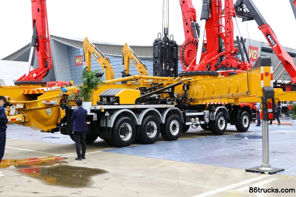 SANY Groupe 490 ch 10X4(14 roues) 5 essieux camion pompe à béton 65 m Châssis (1) | 86Trucks