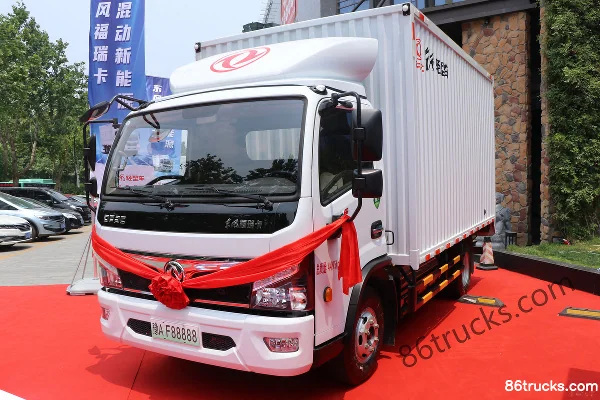Dongfeng Furui Ka F6 163hp 4X2(6 wheels) 4.17m Single Row Van Light Truck (China VI) Exterior (3) | 86Trucks