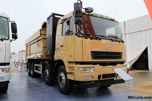 Hualing Heavy Truck 31T 8X4(12 wheels) Battery Swap 5.6m Electric Dump Truck 281.92kWh Exterior