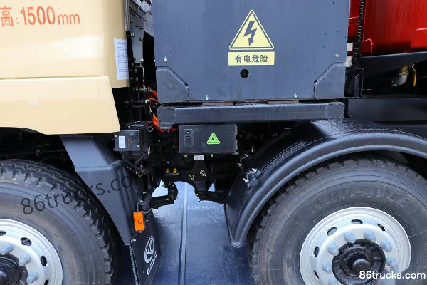 Hualing Heavy Truck 31T 8X4(12 wheels) Battery Swap 5.6m Electric Dump Truck 281.92kWh Body (3) | 86Trucks