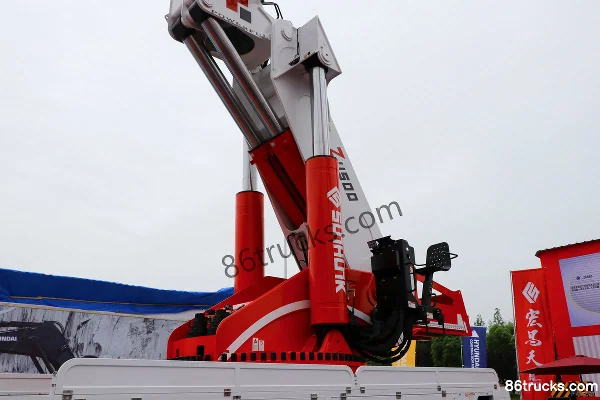 Sinotruk HOWO T7H Heavy Truck 440hp 10X4(14 wheels) Knuckle Boom Crane Truck (Hongchang Tianma Brand) (H4500) Body (2) | 86Trucks