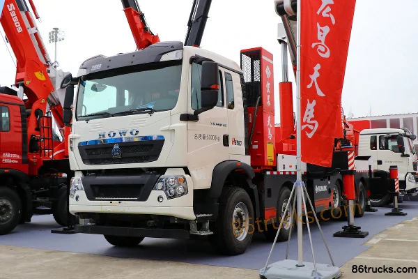 Sinotruk HOWO TX 440 ch 10X4(14 roues) grue articulée (China VI) (Hongchang Tianma) (H6680) Extérieur (3) | 86Trucks