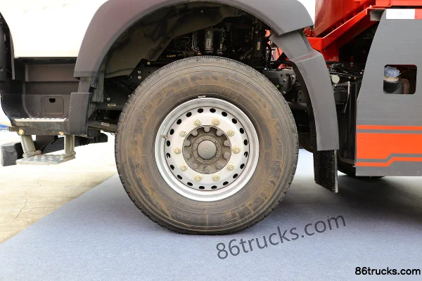 Sinotruk HOWO TX 440 ch 10X4(14 roues) grue articulée (China VI) (Hongchang Tianma) (H6680) Châssis (3) | 86Trucks