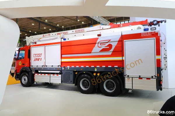Volvo FMX heavy truck 460 hp 6X4(10 wheels) aerial ladder fire truck (China VI) Exterior (3) | 86Trucks