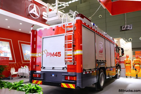 Sinotruk Sitrak C5H 310 ch 4X2(6 roues) camion de pompiers à mousse (China VI) Extérieur (2) | 86Trucks