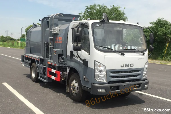 JMC Kaiyun Upgraded Edition 4X2(6 wheels) Compressed Refuse Truck (Saiwo) Exterior