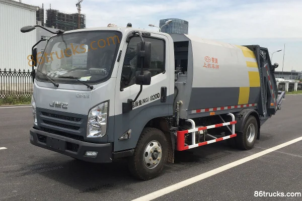 JMC Kaiyun Upgraded Edition 4X2(6 wheels) Compressed Refuse Truck (Saiwo) Exterior (3) | 86Trucks