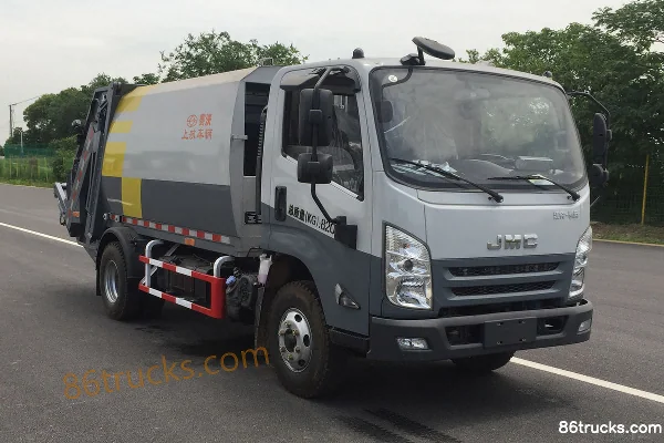 JMC Kaiyun Upgraded Edition 4X2(6 wheels) Compressed Refuse Truck (Saiwo) Exterior