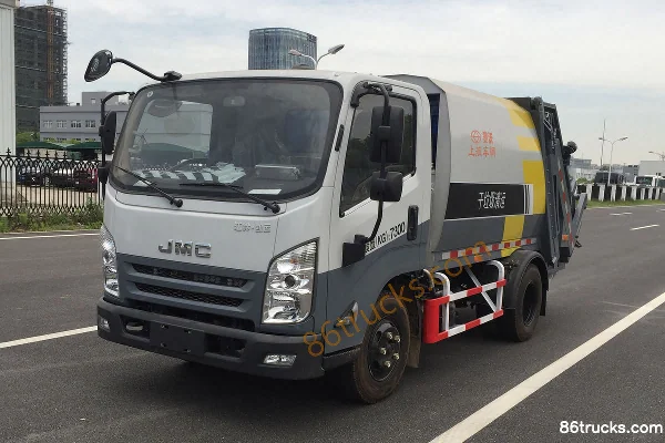 JMC Kaiyun Upgraded Edition 4X2(6 wheels) Compressed Refuse Truck (Saiwo) Exterior (3) | 86Trucks