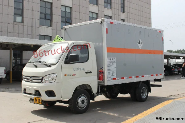 Foton Xiangling M2 116 ch 4X2(6 roues) essence camion de transport de marchandises dangereuses diverses (China VI) (marque Zhongdakai) Extér