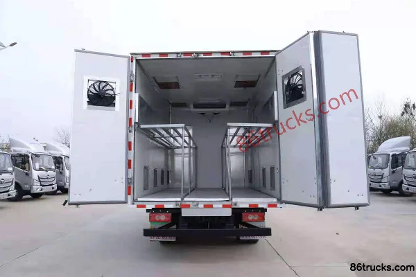 Foton Aoling Suyun 156 hp 4X2(6 wheels) 4.05m Chick Transport Truck (Liaogong Brand) Exterior (3) | 86Trucks