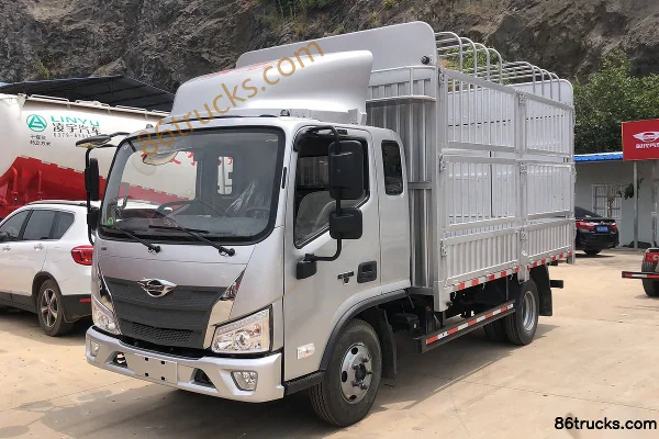 Foton Times Leading 5 131 hp 4X2(6 wheels) 3.82m Half Row Cage Light Truck Exterior (3) | 86Trucks