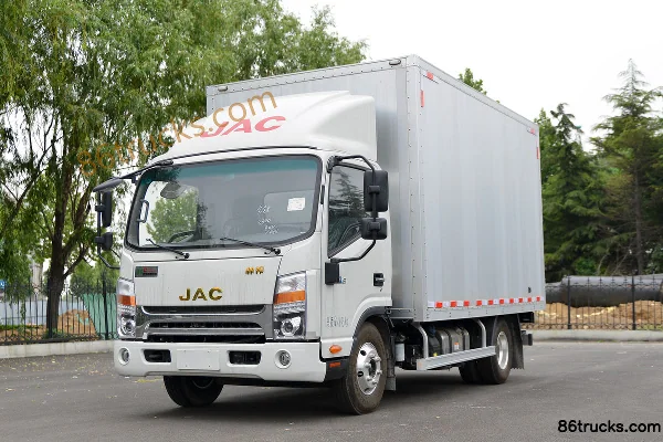 JAC Shuailing Q6 160 hp 4X2(6 wheels) 4.12m Single-row Van Truck (China VI) (All-aluminum Cargo Box) Exterior (3) | 86Trucks