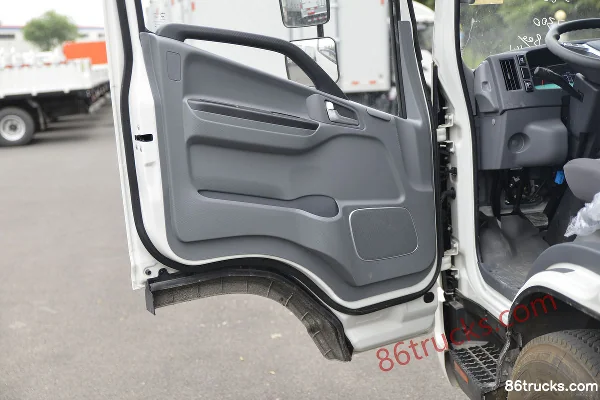 JAC Shuailing Q6 160 hp 4X2(6 wheels) 4.12m Single-row Van Truck (China VI) (All-aluminum Cargo Box) Cab (2) | 86Trucks