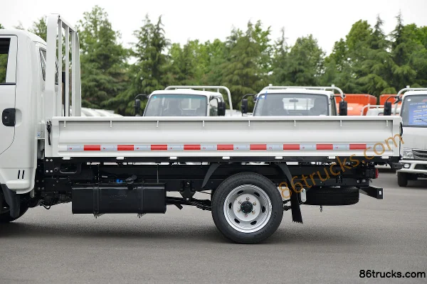 JAC Kaida X5 Tribute Edition 1.6L 120hp 4X2(6 wheels) Gasoline 3.11m Single Row Flatbed Mini Truck (China VI) Body (2) | 86Trucks