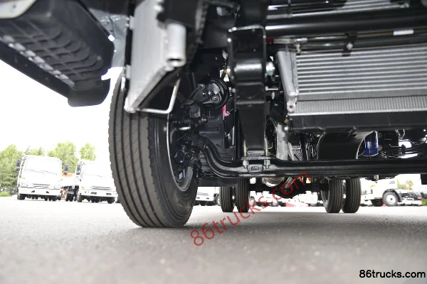 JAC Junling V5 116 hp 4X2(6 wheels) 4.18m Single Row Stake Truck Chassis (2) | 86Trucks
