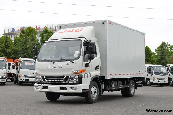 JAC Junling V5 137 hp 4X2(6 wheels) 3.7m Single Row Van Light Truck (China VI) Exterior (3) | 86Trucks