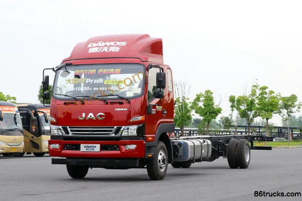 JAC Dewos V8 195 hp 4X2(6 wheels) 9.075m single-row van cargo truck (China VI) Exterior (3) | 86Trucks