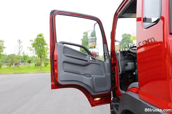JAC Dewos V8 195 hp 4X2(6 wheels) 9.075m single-row van cargo truck (China VI) Cab (1) | 86Trucks