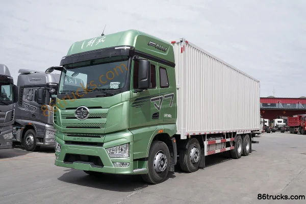 FAW Jiefang J7 camion lourd Édition Classique 560 ch 8X4(12 roues) camion porteur fourgon 9,5 m (ralentisseur hydraulique) Extérieur (3) | 8