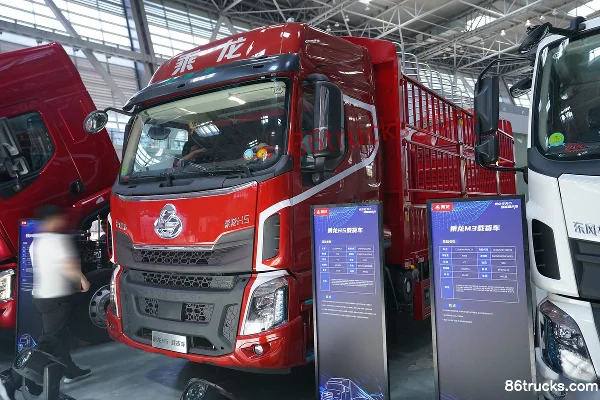 Dongfeng Liuqi Chenglong H5 Custom Edition 270 hp 4X2(6 wheels) Stake Truck Exterior (3) | 86Trucks