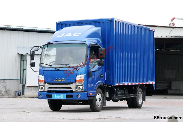 JAC Shuailing Q3 130 ch 4X2(6 roues) camion léger fourgon à cabine simple 4,13 m (China VI) Extérieur (3) | 86Trucks