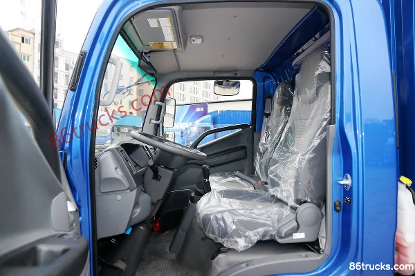 JAC Shuailing Q3 130 ch 4X2(6 roues) camion léger fourgon à cabine simple 4,13 m (China VI) (2) | 86Trucks