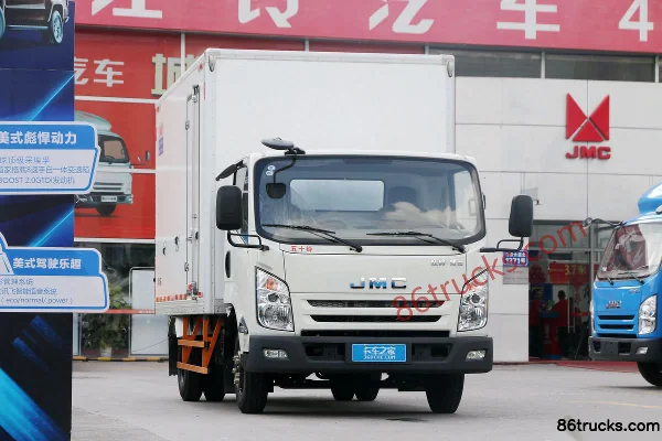 JMC Kaiyun Strong Edition 116hp 4X2(6 wheels) 3.97m single-row refrigerated truck Exterior