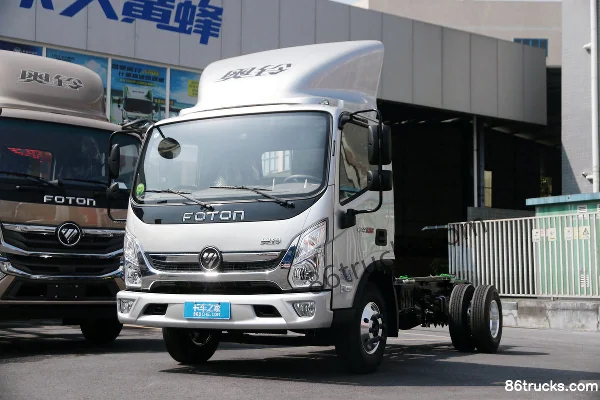 Foton Ollin New Jieyun Xiaogangpao 170 ch 4X2(6 roues) camion fourgon léger à cabine simple 4,14 m (China VI) Extérieur (3) | 86Trucks