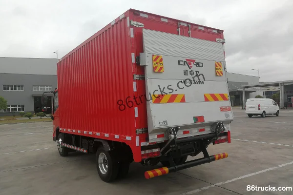 Jialong Longju version standard 127 ch 4X2(6 roues) camion léger fourgon à cabine simple 3,7 m (carrosserie étroite) Extérieur (3) | 86Truck