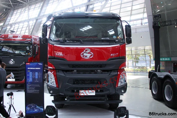 Dongfeng Liuqi Chenglong H7 400 hp 6X4(10 wheels) Hybrid Dump Truck Exterior (2) | 86Trucks