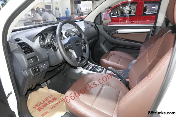 Qingling Isuzu Dacai TAGA EV 2021 Model 2WD Double Row Extended Cab Pure Electric Pickup Chassis (3) | 86Trucks