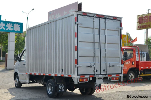 Kama Ruijie 1.5L 113hp 4X2(6 wheels) Gasoline 2.5m Double Row Van Mini Truck (China VI) Body (3) | 86Trucks
