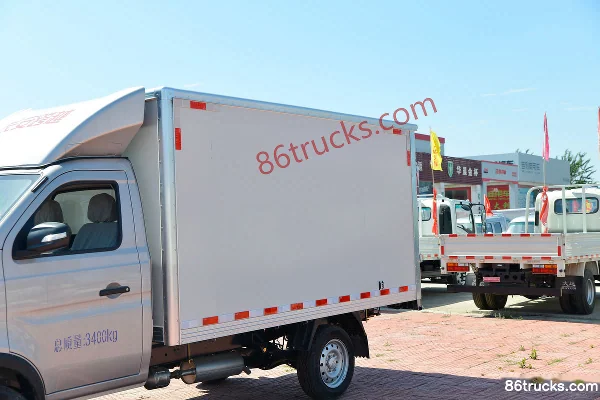 Changan Kuayue King X3 Standard 1.6L Gasoline 122hp 4X2(6 wheels) 3.185m Single Cab Van Mini Truck (China VI) Body (1) | 86Trucks