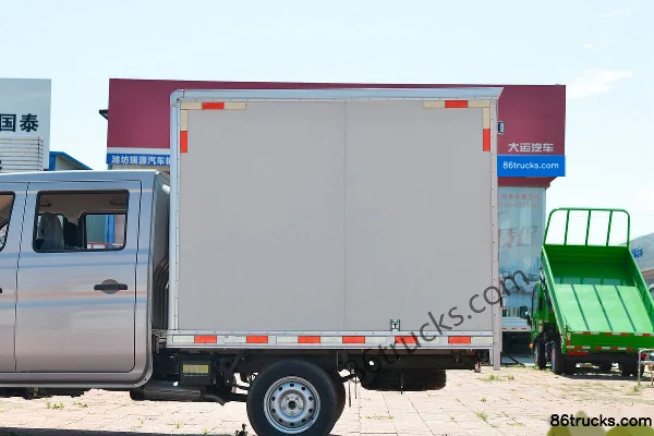 Changan Kuayue Wang X1 Standard Edition 1.3L Gasoline 91 hp 4X2(6 wheels) 2.185m Double Row Van Truck (China VI) Body (2) | 86Trucks