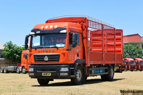 Sinotruk SitrakSITRAK G5 camion moyen 240 ch 4X2(6 roues) 6.8 m camion porteur à ridelles Extérieur (3) | 86Trucks