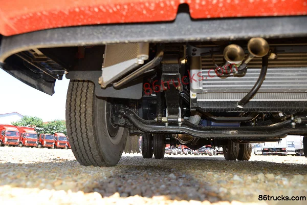 Sinotruk HOWO Tongshuai 160 ch 4X2(6 roues) camion léger fourgon à cabine simple 4,15 m (China VI) Châssis (2) | 86Trucks