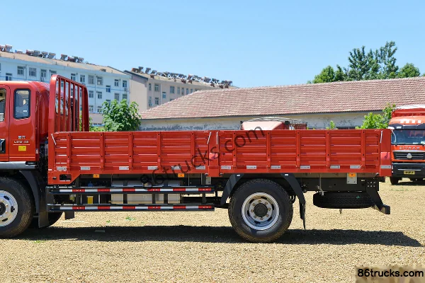 Sinotruk HOWO Tongshuai 190hp 4X2(6 wheels) 5.2m half-row flatbed cargo truck Body (2) | 86Trucks