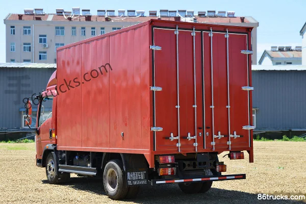 Sinotruk HOWO Tongshuai 160 ch 4X2(6 roues) camion léger fourgon à cabine simple 4,15 m (China VI) Carrosserie (3) | 86Trucks